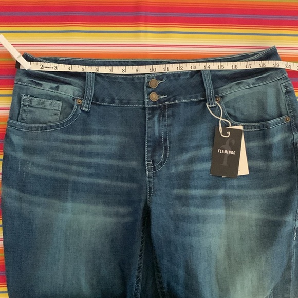 Flamingo Blue Jeans Size 2XL NEW with tags - Picture 4 of 9